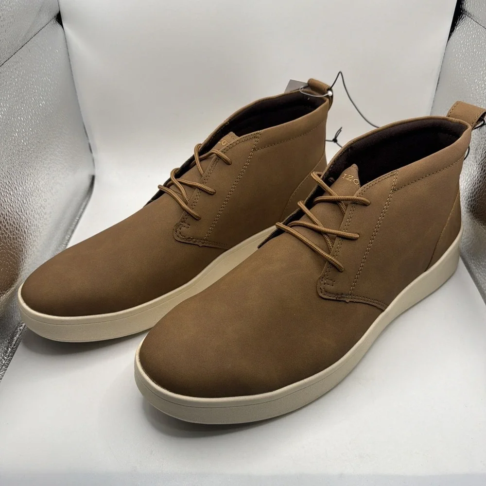 IZOD Palmer Men's Size 12-Lace-Up-Brown Chukka Boots-1815298 New
